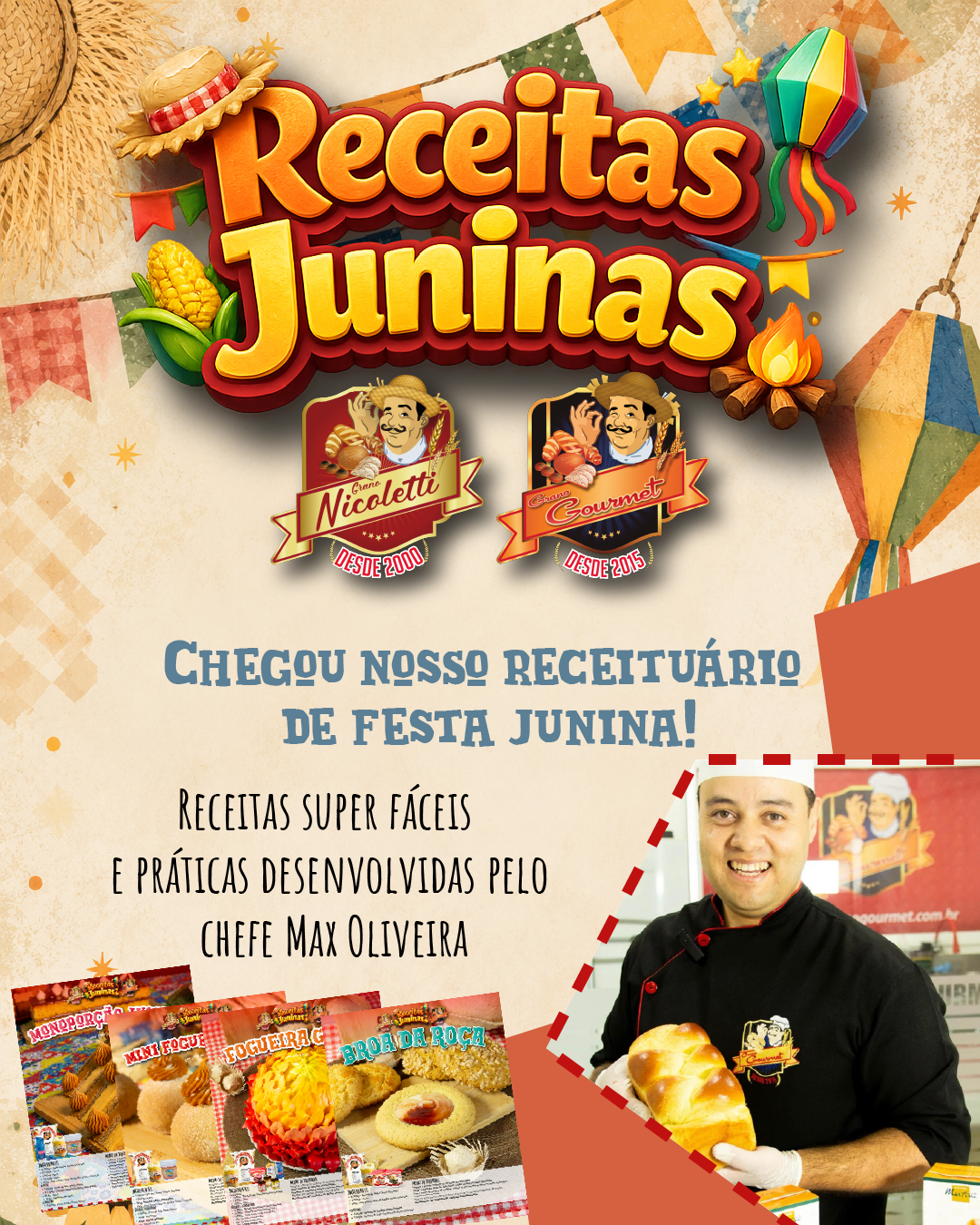 Receitas Juninas 2026