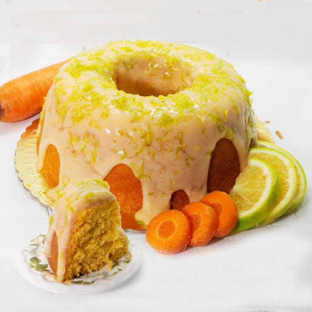 Bolo de Laranja com Cenoura